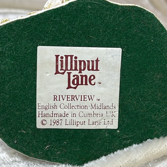 Lilliput Lane Riverview Cottage Handmade in UK 1987 English Collection Midlands - Picture 6 of 10